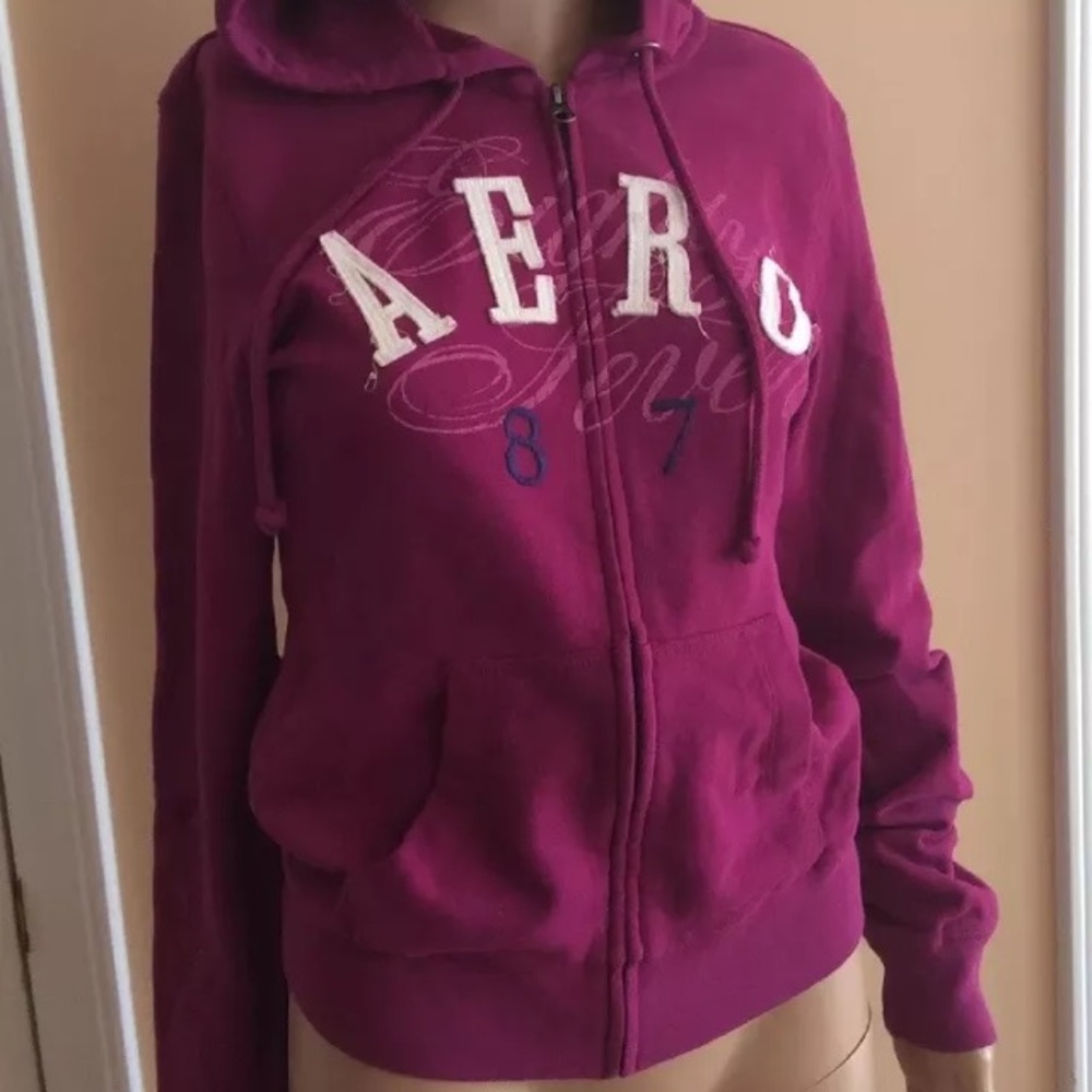 Y2K Vintage Aero Zip up Hoodie Women’s S NEW!